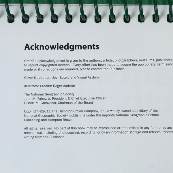 National Geographic Reach Level A Teamwork Activities Book 2011 - VG