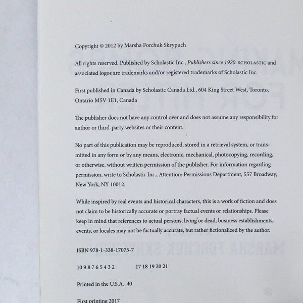 Making Bombs for Hitler by Marsha Forchuk Skrypuch, 2012 Paperback