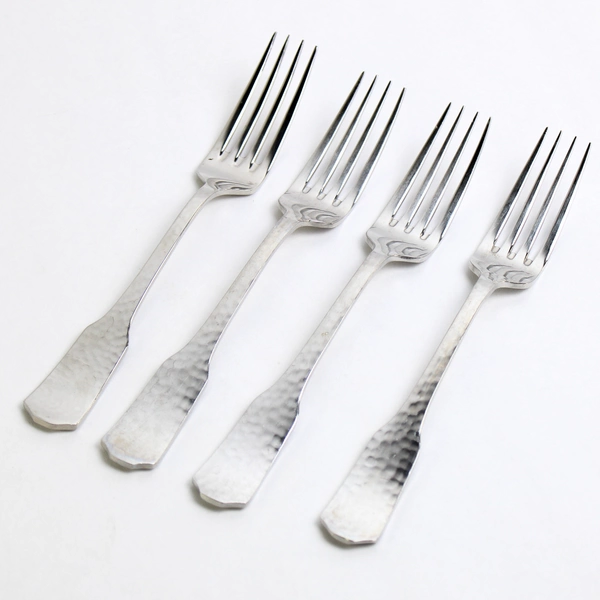 Set of 4 Supreme by Towle Blacksmith Stainless Steel 18/8 Dinner Forks