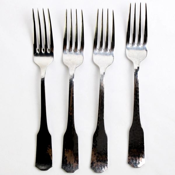 Set of 4 Supreme by Towle Blacksmith Stainless Steel 18/8 Dinner Forks