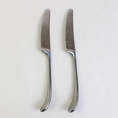 Lot of 2 Dansk Flatwear Torun Stainless Steel New French Solid Knife