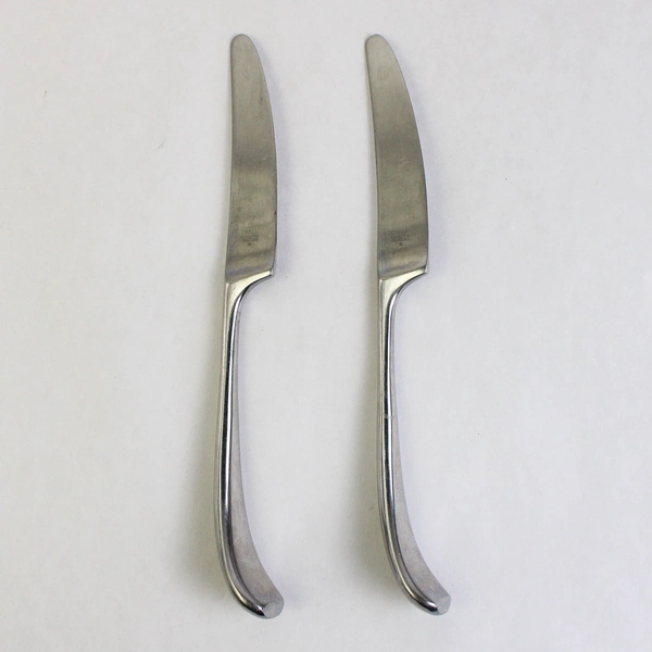 Lot of 2 Dansk Flatwear Torun Stainless Steel New French Solid Knife