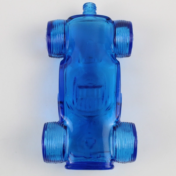 Vintage Avon Wild Country Sure Winner Blue Glass Aftershave Empty Bottle 5 Fl Oz