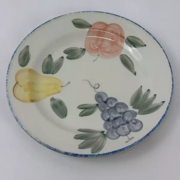 Four 1995 Sakura Sue Zipkin Orchard Valley Majesticware Stoneware Salad Plates