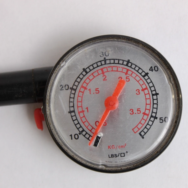 LBS Tire Pressure Gauge Black Made in Taiwan