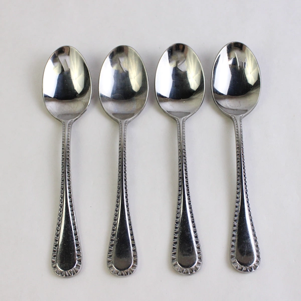 Set of 4 Cuisinart Hailey Stainless Steel Soup Spoons