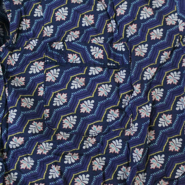 Victoria's Secret Long Sleeve Pajama Top Small Purple Floral Print Sleepwear