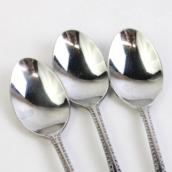 Set of 3 Cuisinart Hailey Stainless Steel Teaspoons
