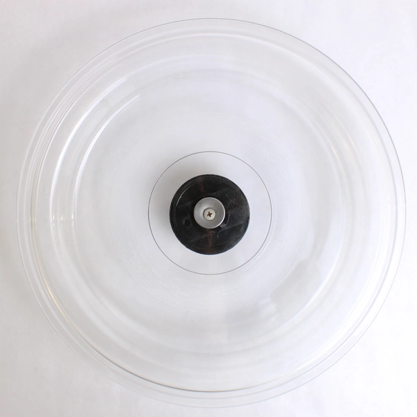 Unmarked Mexico 6 Replacement Glass Lid 12"