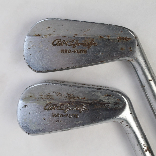 Vintage Spalding Robert Jones Jr Kro Flite Irons 2 and 4 RH Meteor Steel