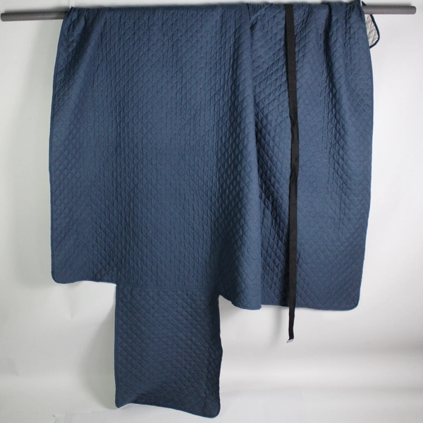 Unbranded Sofa Couch Cover Blue Solid Pattern 100% Polyester