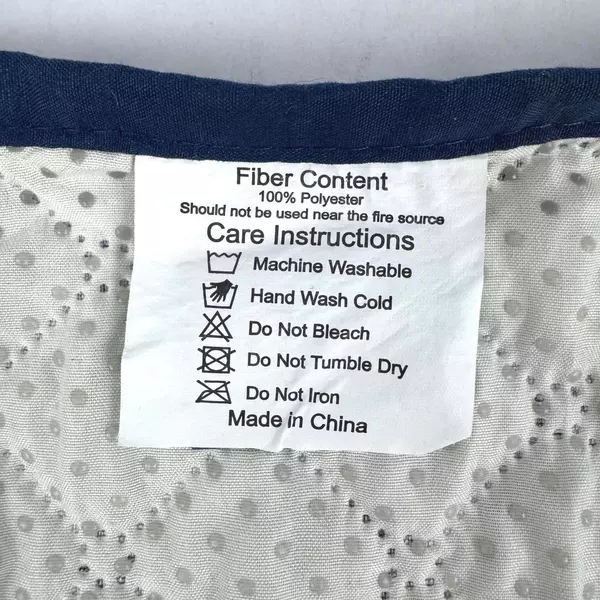 Unbranded Sofa Couch Cover Blue Solid Pattern 100% Polyester