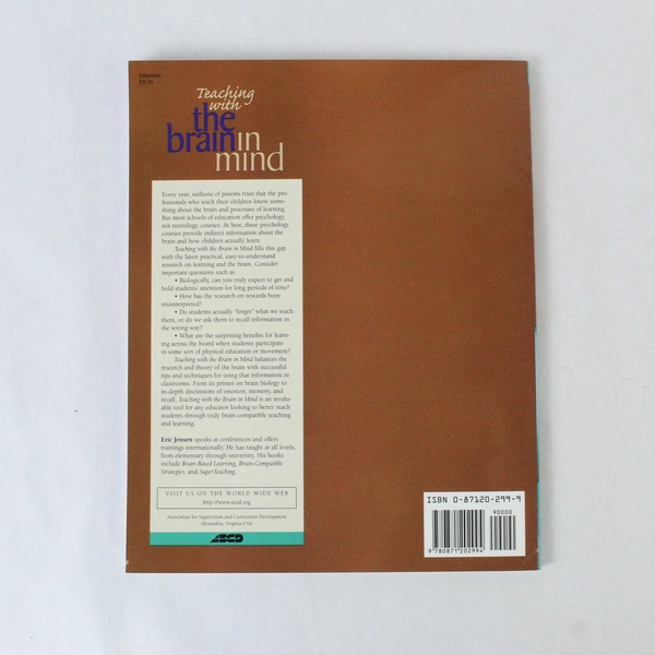 Teaching with the Brain in Mind by Eric Jensen 1998 Paperback - Good Condition