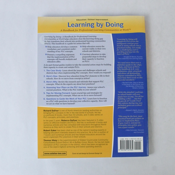 Learning By Doing CD-ROM & Paperback 2006 Eaker DuFour Many Pre-Owned