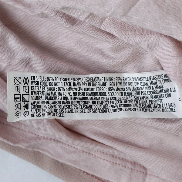 Forever 21 Pink Off The Shoulder Crop Top Lace Up Women's Size M Stretch