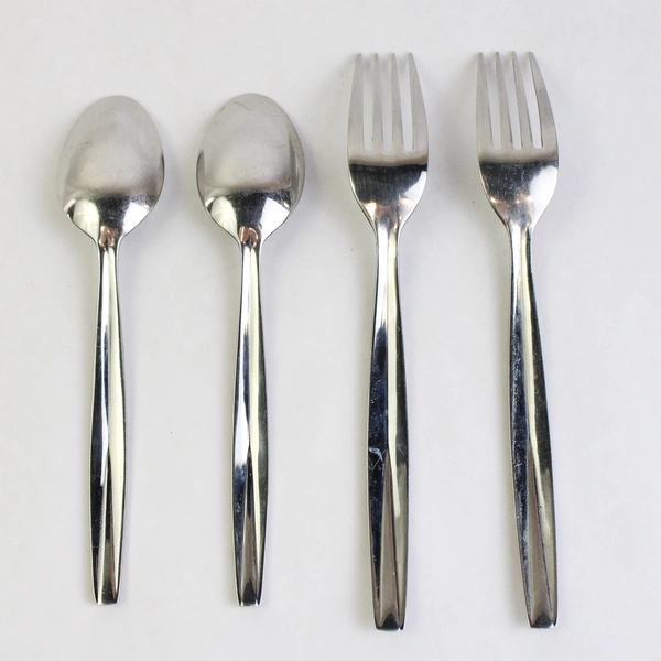 Lot Of 4 Dansk Flatwear DAS45 (Stainless) 2 Soup Spoon, 2 Forks