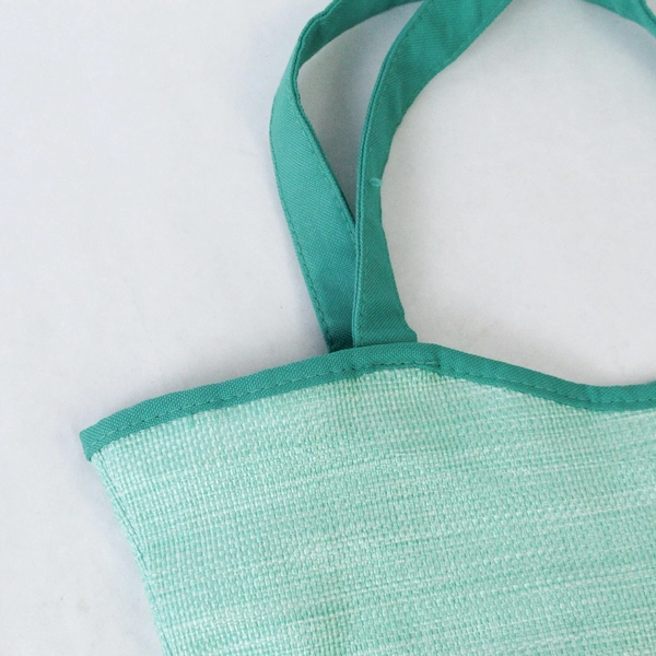 Lancôme Teal Tote Bag with Paris Scene Lining - Good Pre-Owned Condition