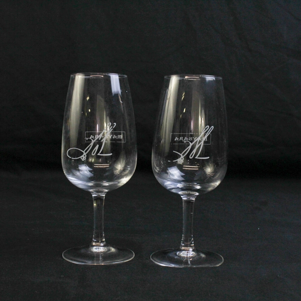 Set of 2 Maysara Winery 7" Arc Wine Glasses - Pre-Owned Barware