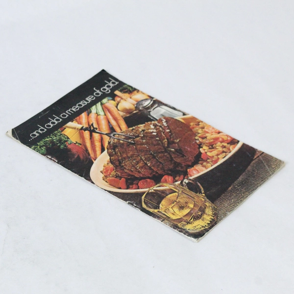 Galliano 1970s Advertising Cookbook "A Measure of Gold" - Good Condition