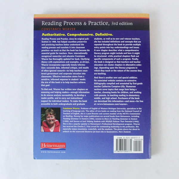 Reading Process & Practice by Constance Weaver, 3rd Edition, 2002 Paperback