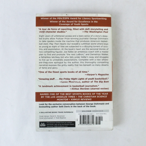 Play Their Hearts Out by George Dohrmann 2012 Paperback - Pre-owned Condition