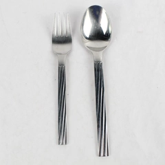 Set of Supreme Towle Fork and Spoon 18/8 Japan Stainless Steel Flatware