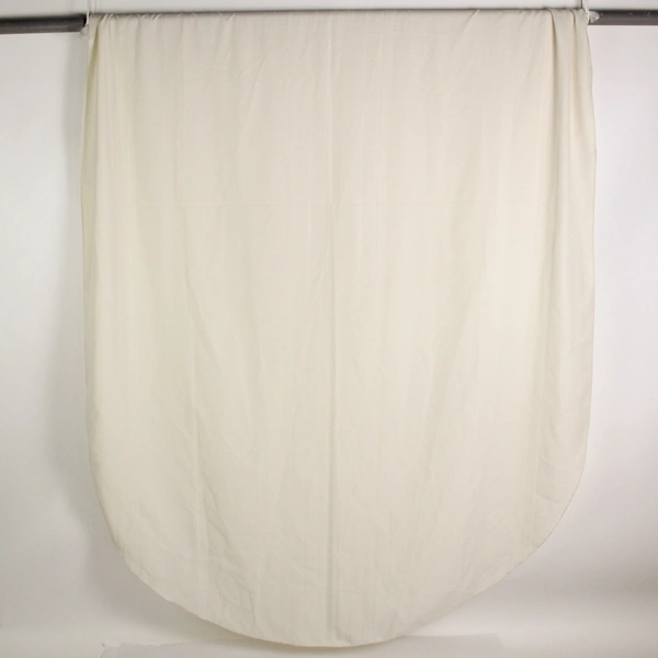 Unbranded Ivory Rounded Oblong Tablecloth 56" x 99" DIY Fabric Cutters