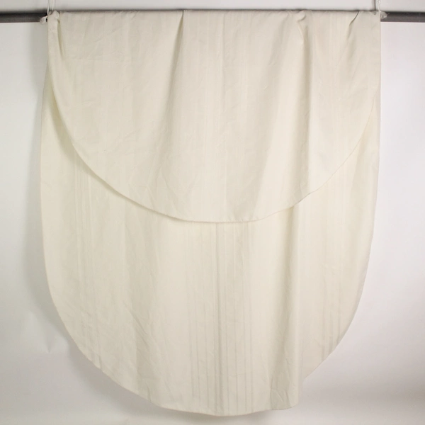 Unbranded Ivory Rounded Oblong Tablecloth 56" x 99" DIY Fabric Cutters