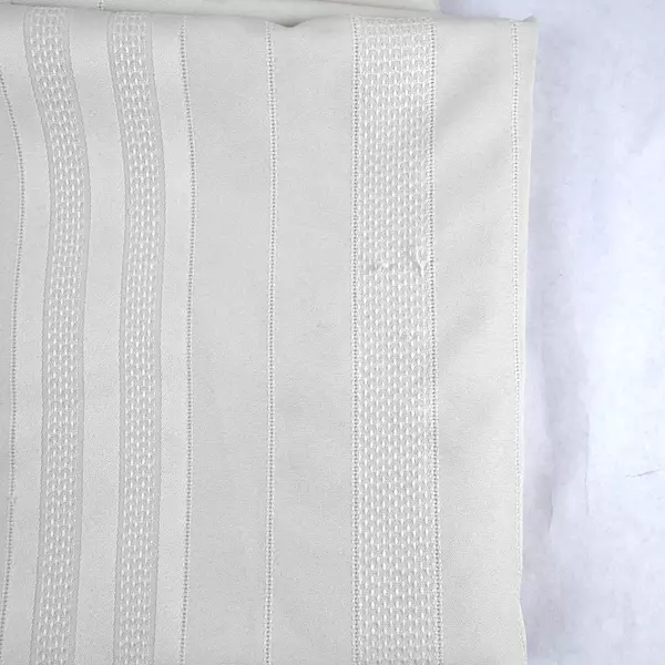 Unbranded Ivory Rounded Oblong Tablecloth 56" x 99" DIY Fabric Cutters