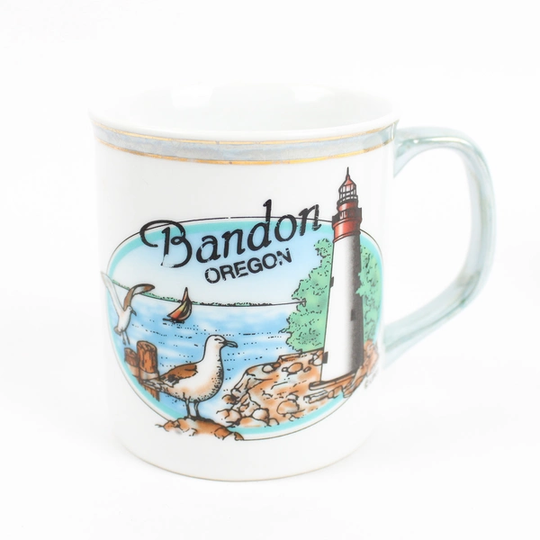 Lot of 4 Arizona Idaho and Oregon Travel Souvenir Coffee Mugs