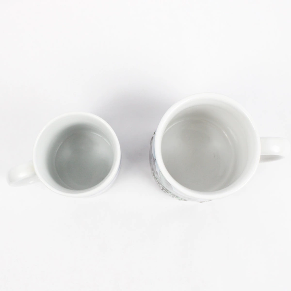 Lot of 2 New York and Boston Travel Souvenir Ceramic Coffee Mugs