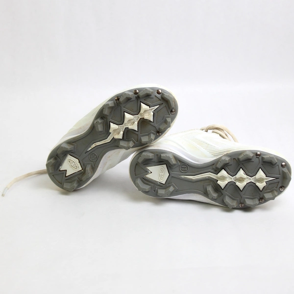 Athletic Works 11 Youth White Football Cleat Shoes