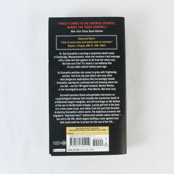 Patricia Cornwell Kay Scarpetta: Depraved Heart Paperback 2016 - Very Good