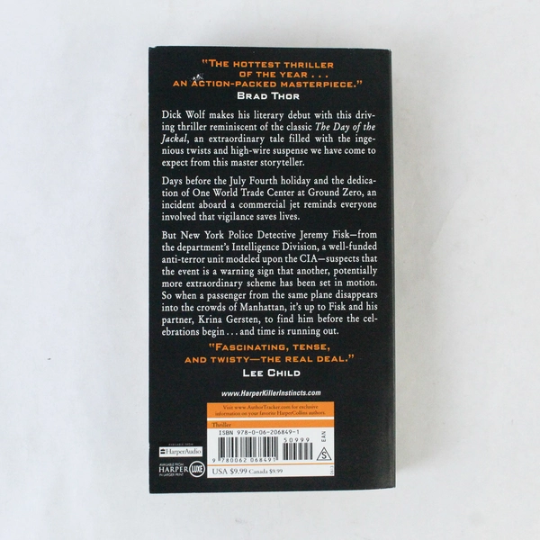 Jeremy Fisk Novels: The Intercept by Dick Wolf, 2013 HarperCollins PB