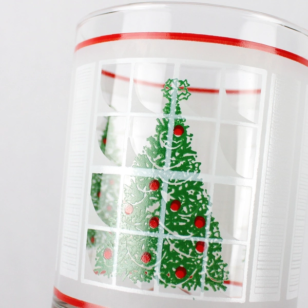 Set of 3 Vintage Waechtersbach Christmas Tree Old Fashioned Glasses