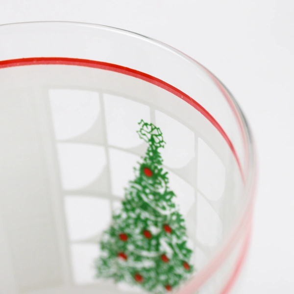 Set of 3 Vintage Waechtersbach Christmas Tree Old Fashioned Glasses