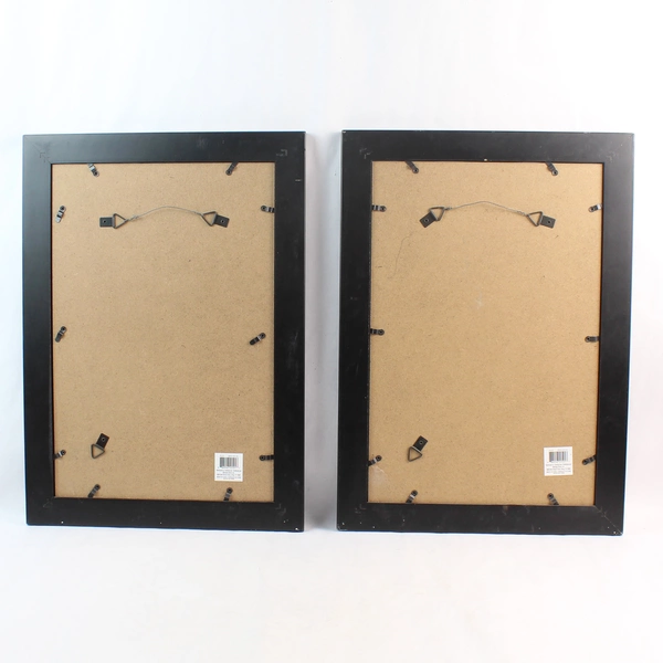 Set of 2 Michael's Stores Photograph Prints Black Frame for Man Cave or Bedroom