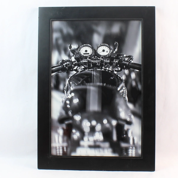Set of 2 Michael's Stores Photograph Prints Black Frame for Man Cave or Bedroom