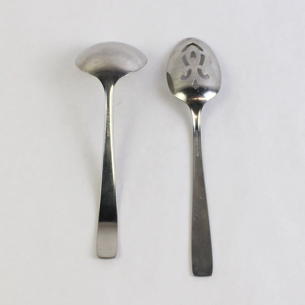 Set of 2 Duchess Serving Spoons DCS1 Stainless Steel Gravy Ladle Slotted Spoon