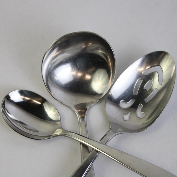 Set of 3 Duchess Serving Spoons DCS1 Stainless Steel Gravy Ladle Slotted Sugar