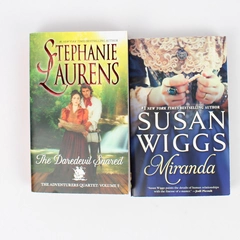 Lot Of 2 Mira Historical Romance Novels Miranda 1996 The Daredevil Snared 2016