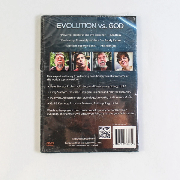 Evolution vs God DVD - Shaking The Foundations of Faith - New & Sealed