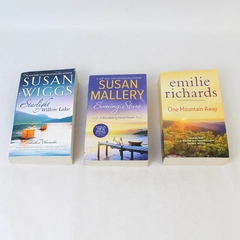 Lot of 3 Mira Novels One Mountain Away 2012 Evening Star 2014 Starlight 2015 PB