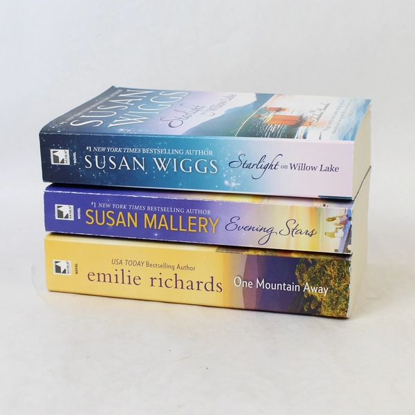 Lot of 3 Mira Novels One Mountain Away 2012 Evening Star 2014 Starlight 2015 PB