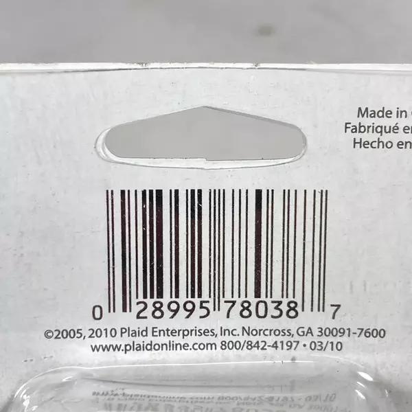 2010 Plaid Wood Alphabet Letters Set for Scrapbooking - 60 Pieces