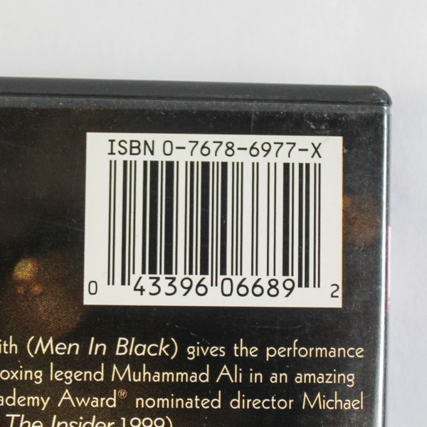 Ali DVD Biopic Starring Will Smith - Good Pre-Owned Condition