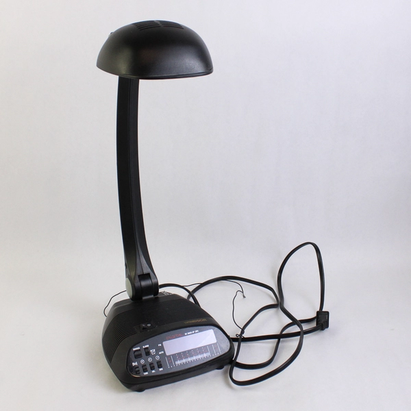 Windsor Johnlite Digital Alarm Clock Radio Table Lamp Model 9968UL