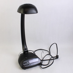 Windsor Johnlite Digital Alarm Clock Radio Table Lamp Model 9968UL