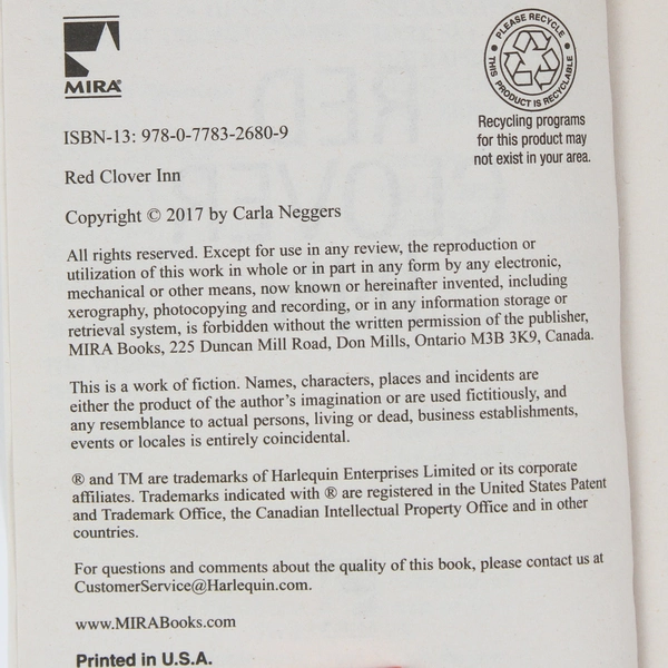 Lot Of 2 Carla Neggers Novels From the Swift River Valley Series 2016 2017 PB