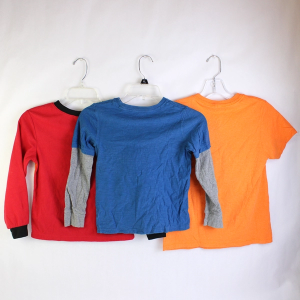 Mixed Lot of 3 Kids' Cartoon T-Shirts Boys' Size 7 Pokemon Pikachu Mickey Mouse